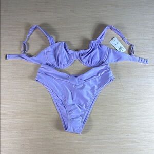 Abercrombie & Fitch Lilac‎ Bikini Set NEW